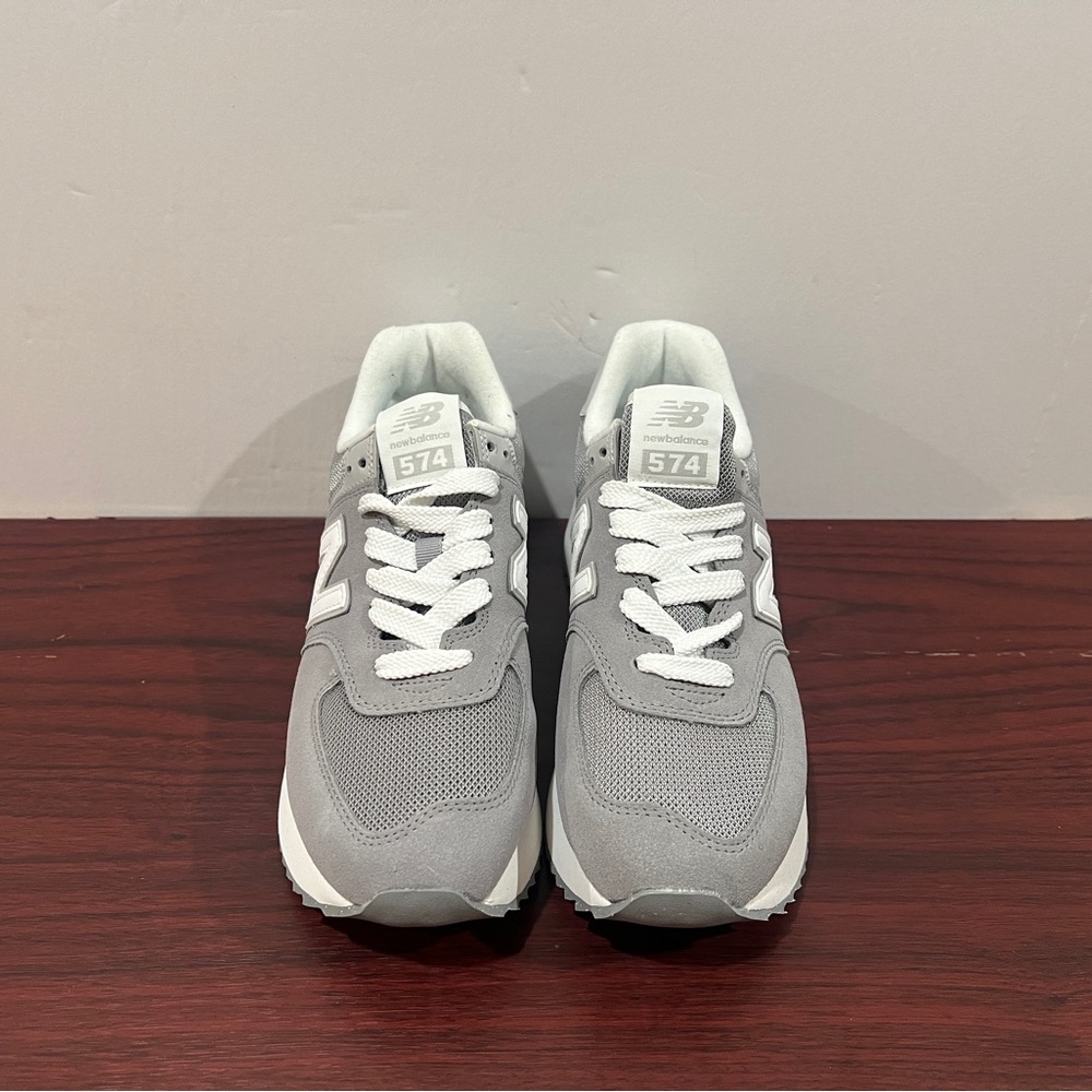 New Balance, 574+, WL574ZSD, Grey & White - Picture 8 of 14